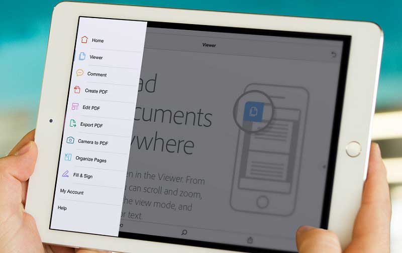 adobe remplir pdf sur iphone