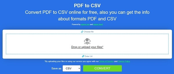 free pdf to csv converter online without email