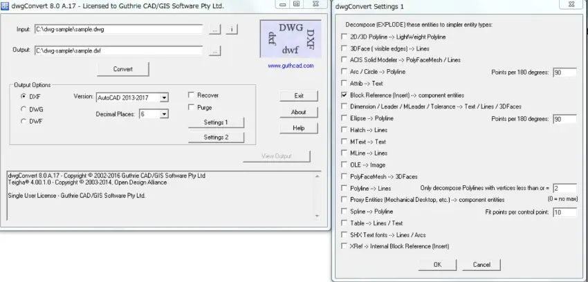 conversão de autocad para pdf