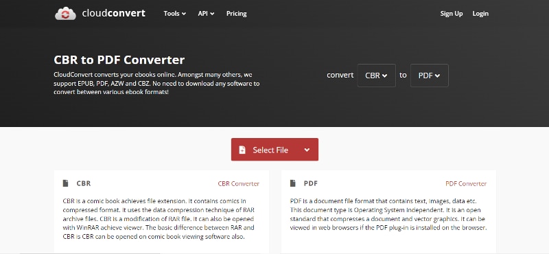 CBR to PDF Converter