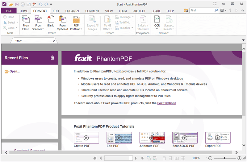 foxit redimensionne les pdf à moins de 100 kb en mode hors ligne