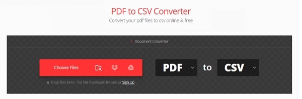 free pdf to csv converter online