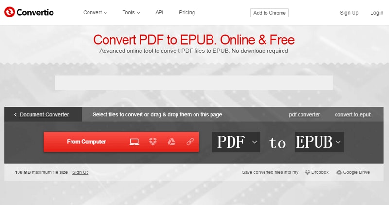 epub to pdf converter online large files