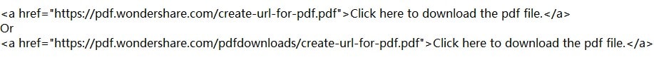 create a url for a pdf