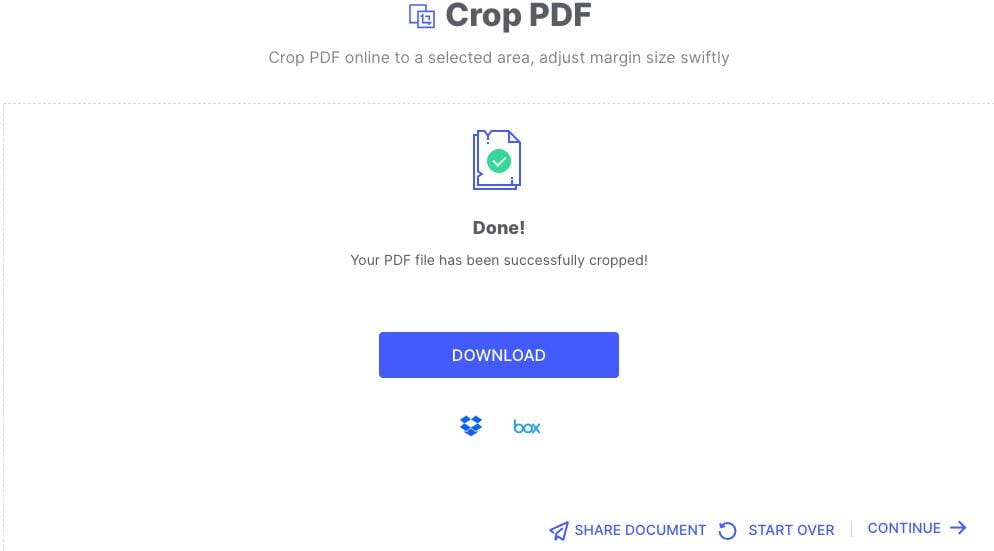 hipdf download cropped pdf