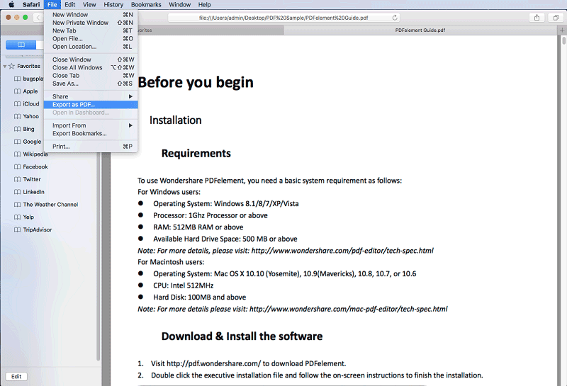 Safari download pdf download webex productivity tools for windows