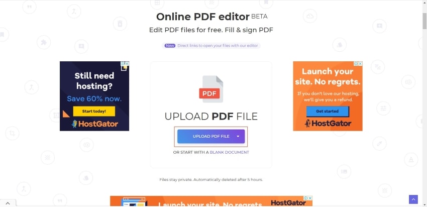 在線上將 GIF 新增到 PDF 中