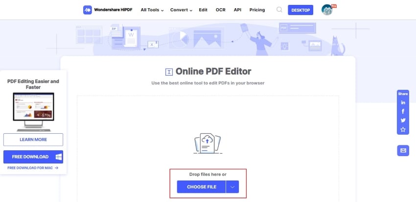 hipdf - pdf online bearbeiten