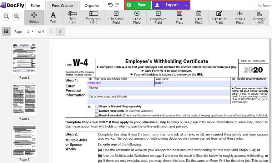 docfly pdf form filler