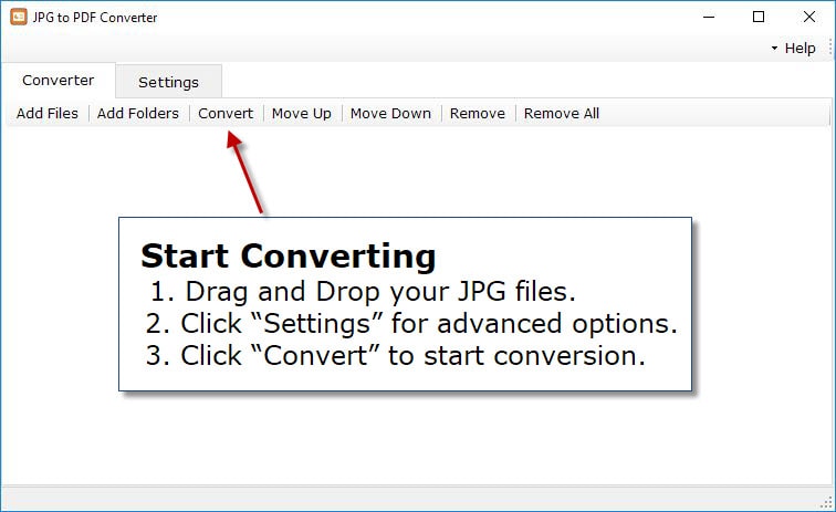 JPG zu PDF Converter Software