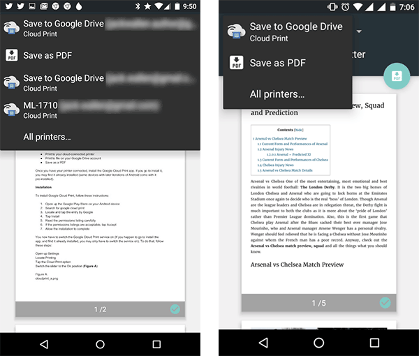 print to pdf for Android