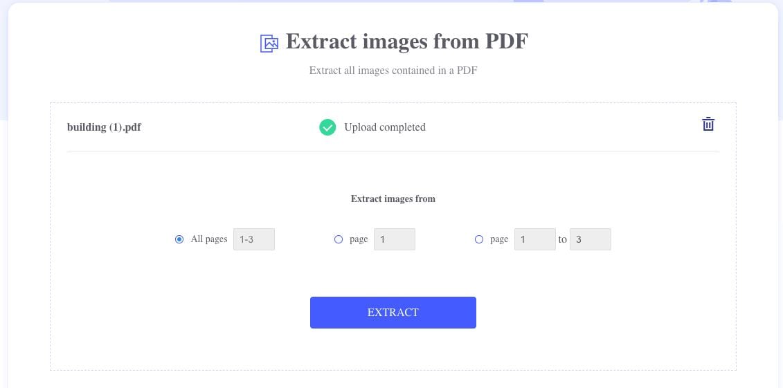 hipdf extract images from pdf