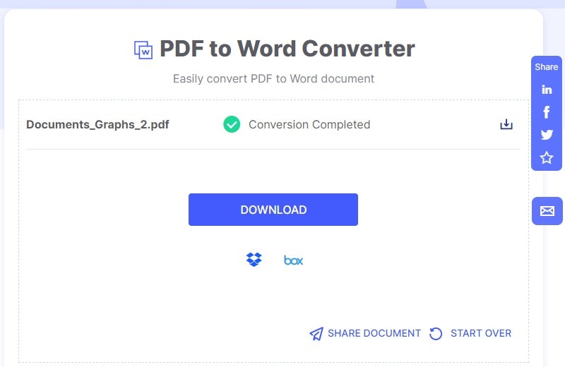  convertir un pdf numérisé en Word en ligne