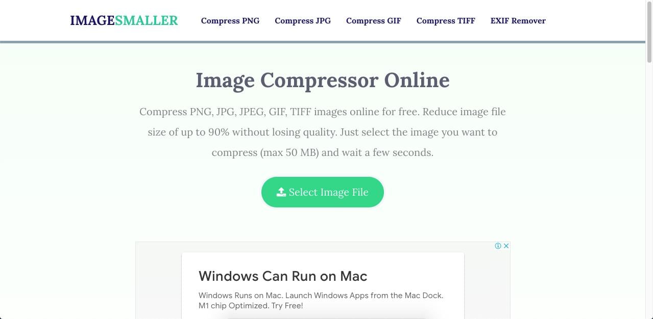 imagesmaller image compressor