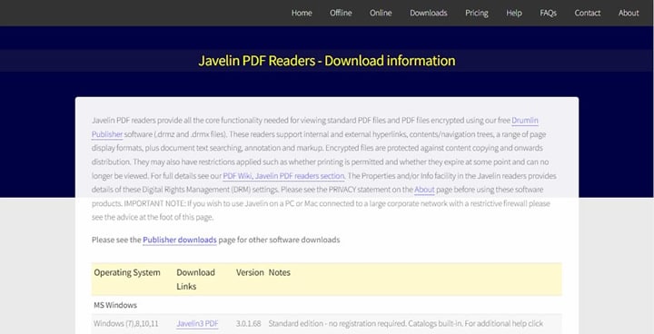 javelin pdf download