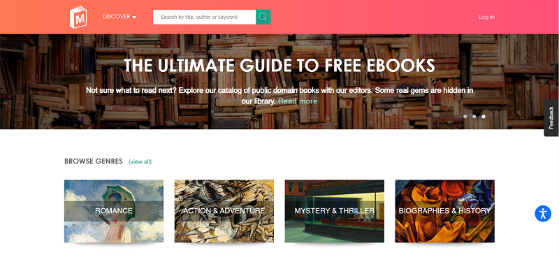 ebook reader online - manybooks