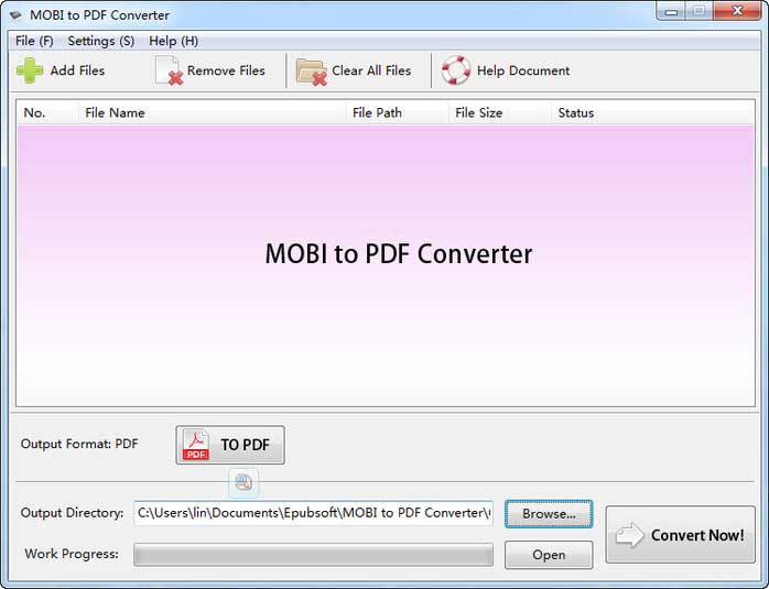 mobi to pdf converter