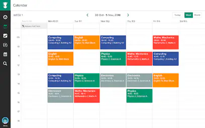 my study life interface for time management