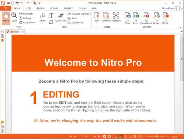 nitro pdf watermark remover