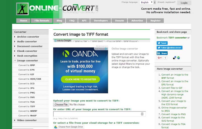 xnconvert pdf to tiff