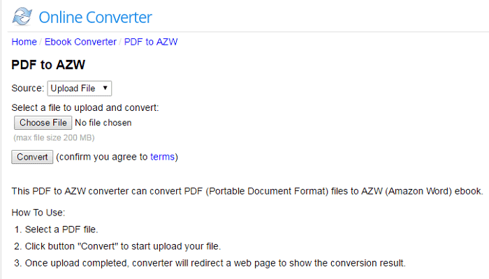 pdf to azw file converter