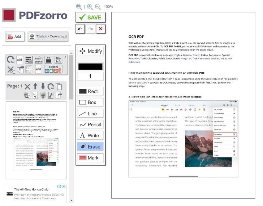 online pdf editor with eraser