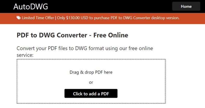 online pdf to dwg converter