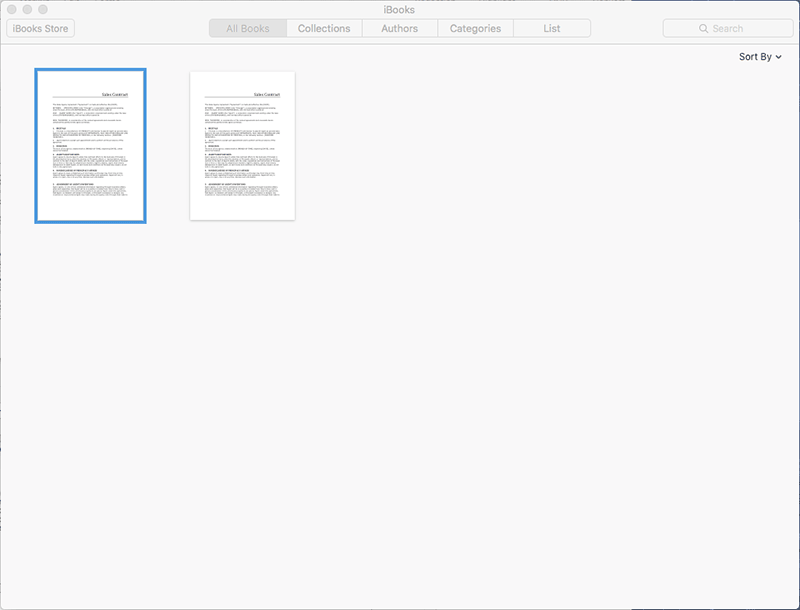 comment ouvrir pdf sur iBooks