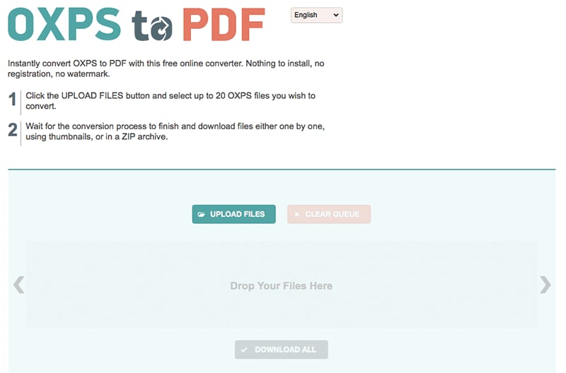 oxps to pdf mac