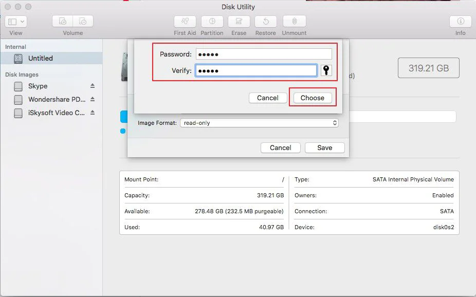 add password to zip file mac