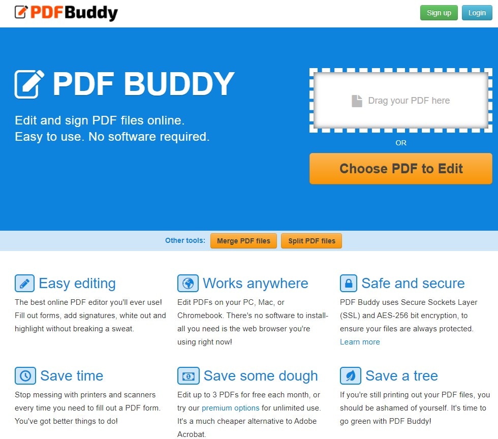 pdfbuddy éditeur de pdf gratuit
