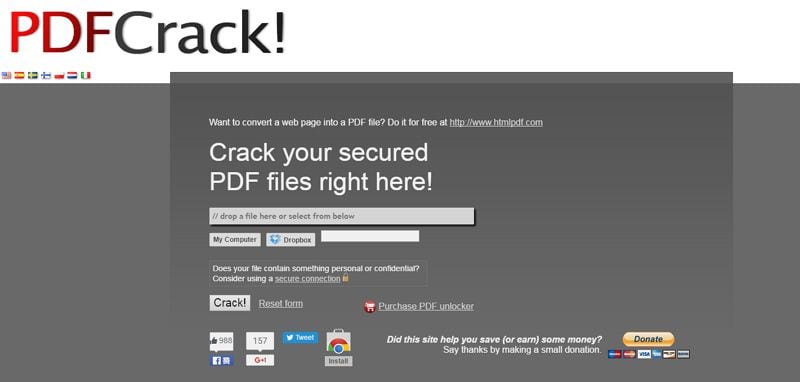 encrypted pdf file unlock