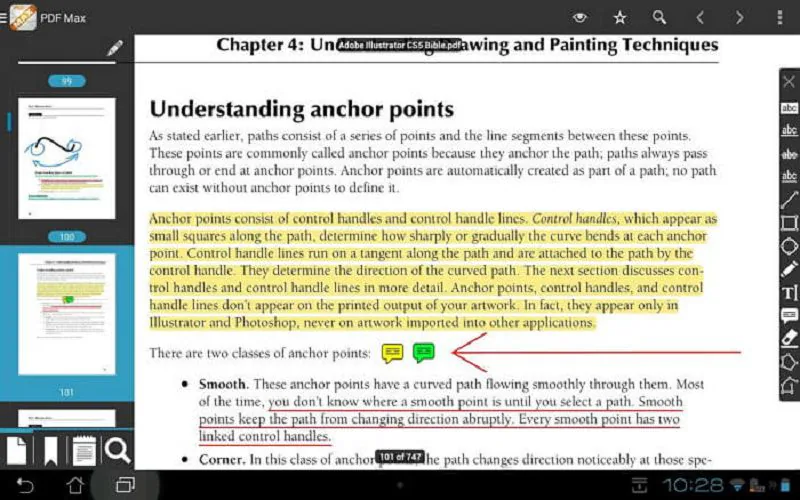 pdf reader with text reflow