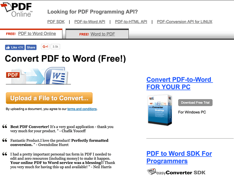 PDF online erstellen