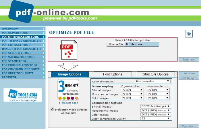 PDF-Optimierung Online