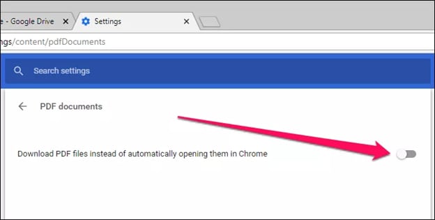 pdf in Chrome öffnen