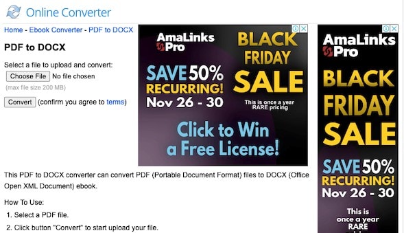 PDF to Docs Converter für große Dateien