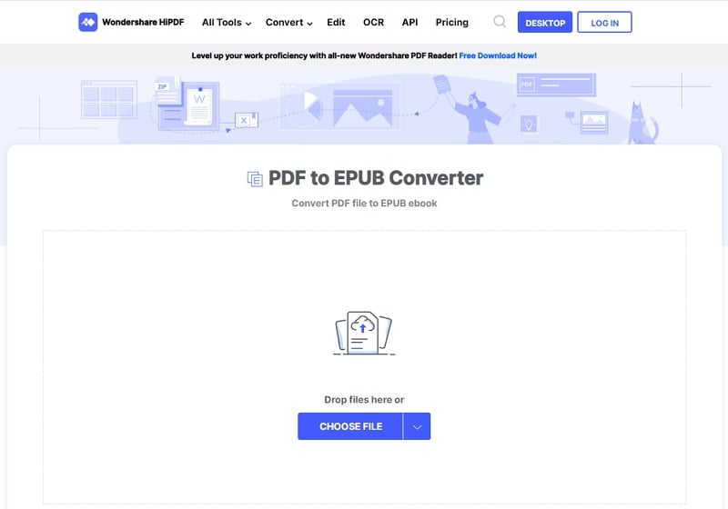 HiPDF PDF to EPUB