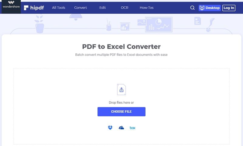 PDF in Excel online exportieren