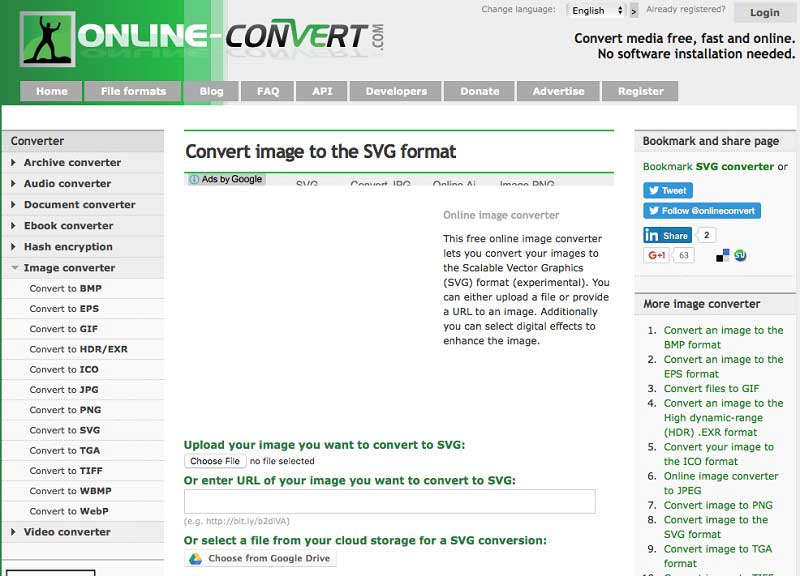 convert pdf to vector