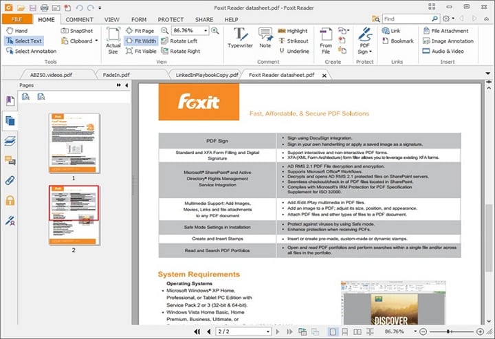 pdf xchange for mac alternatives lettore foxit