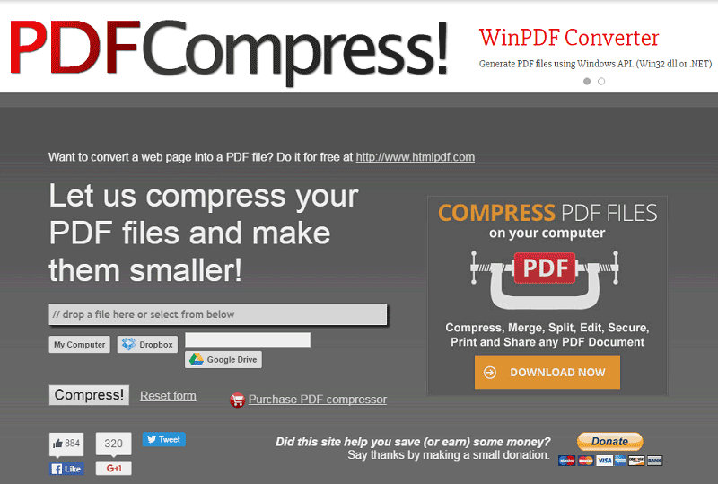 PDF-Kompressor online kostenlos
