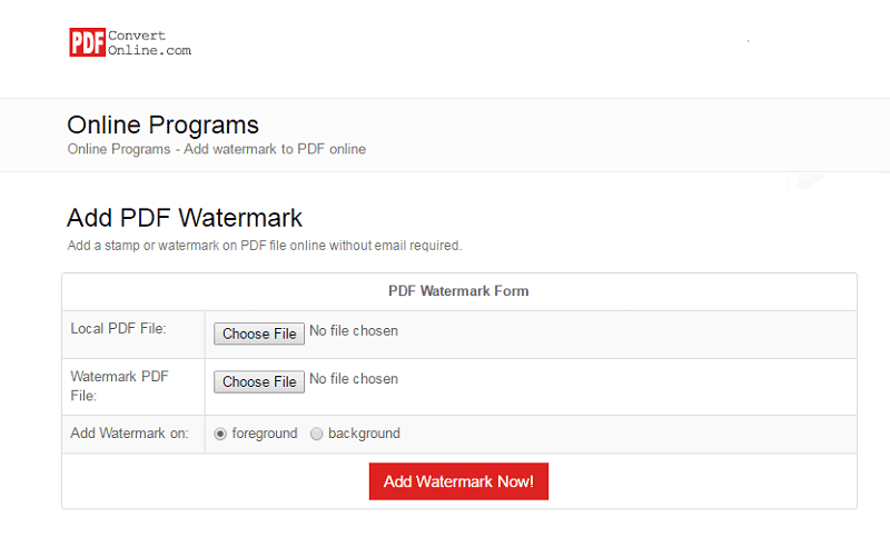 add watermark in pdf free