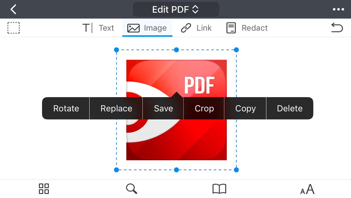 pdfexpert - Bild bearbeiten in pdf
