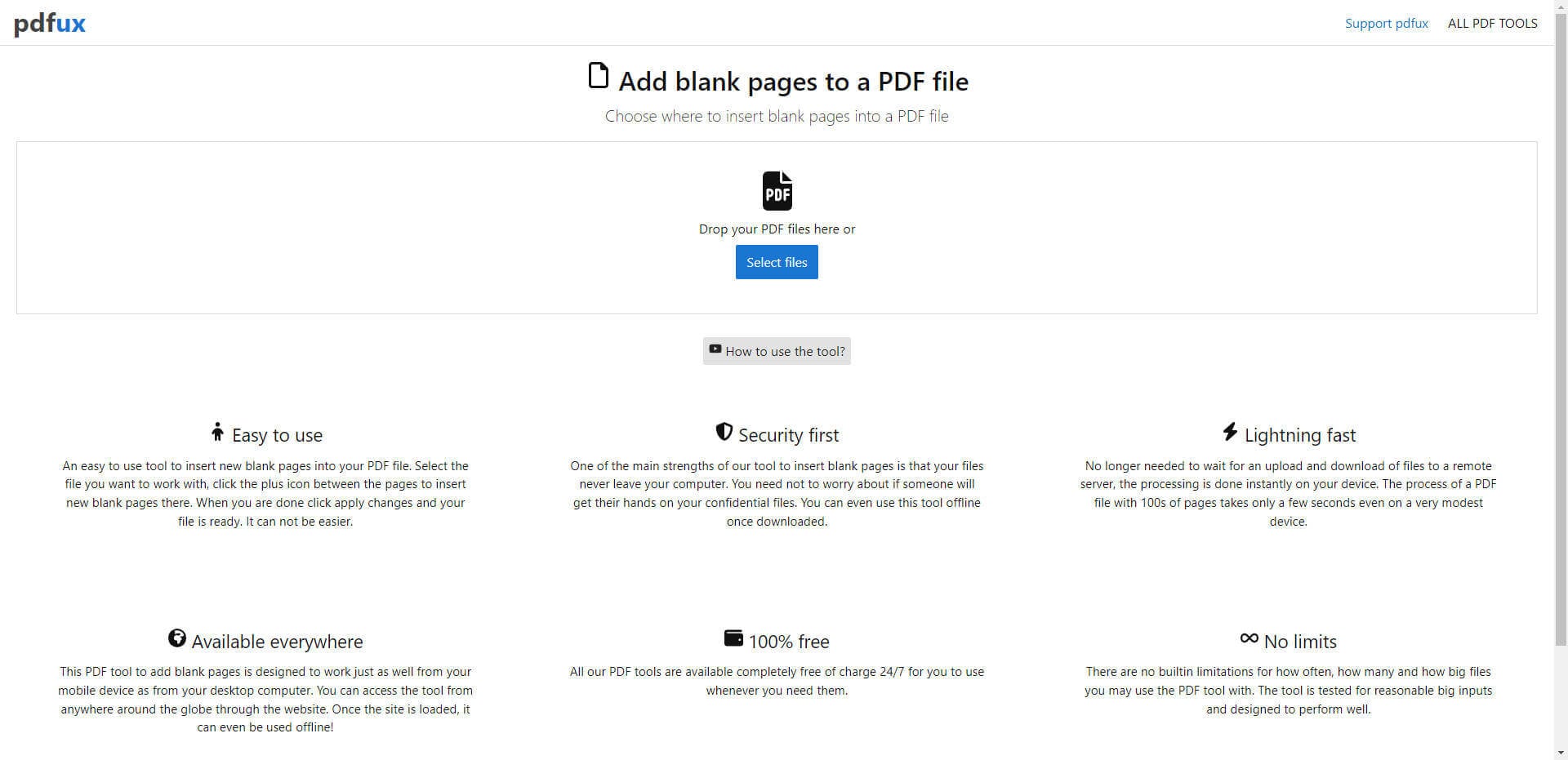 add pdf pages online