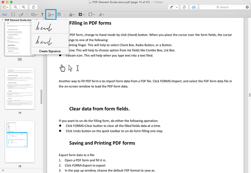 sign pdf with preview on mac
