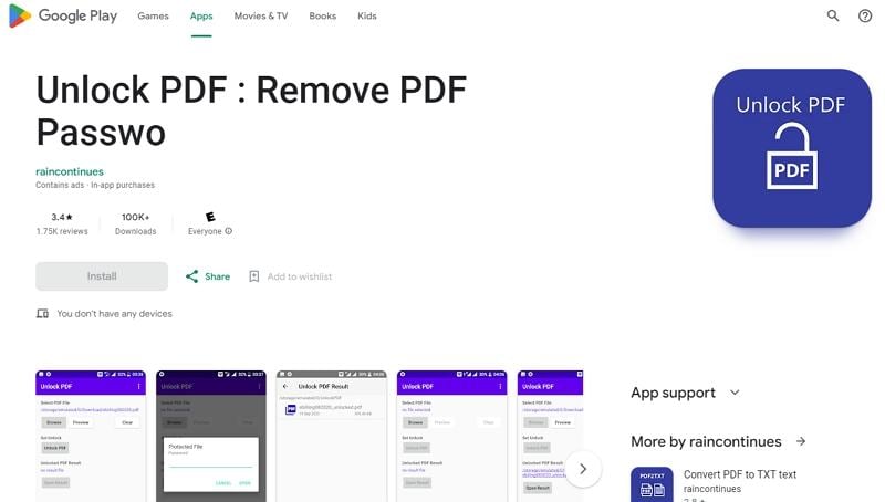 Unlock PDF App - Remove PDF Passwo