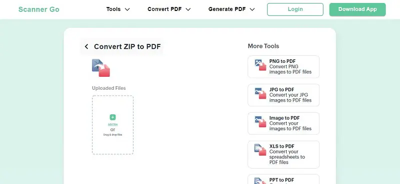 convertire ZIP in PDF