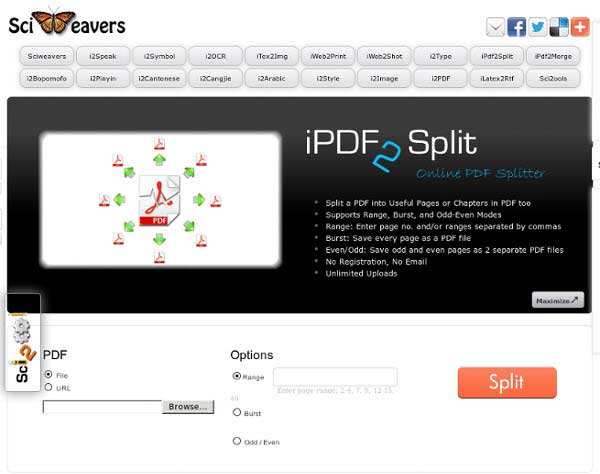 Dividir e Mesclar Software PDF
