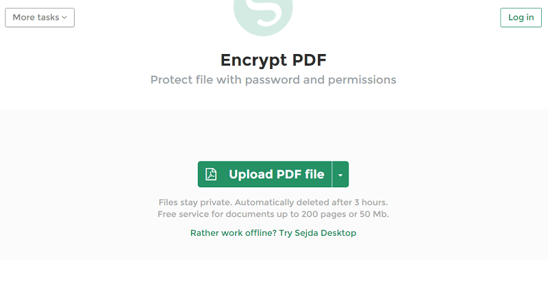 encrypt pdf online